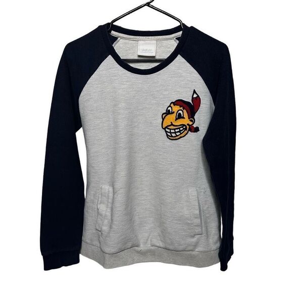 Y2K MLB Cleveland Indians Pullover Mens Small - Picture 1 of 5